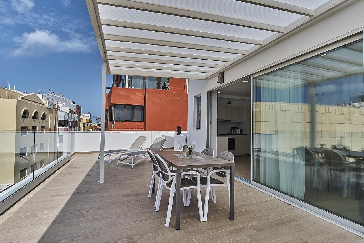 Malibu Canteras Atico 23 Vista Mar - Seaview Penthouse (Adults Only) Las Palmas de Gran Canaria Luaran gambar