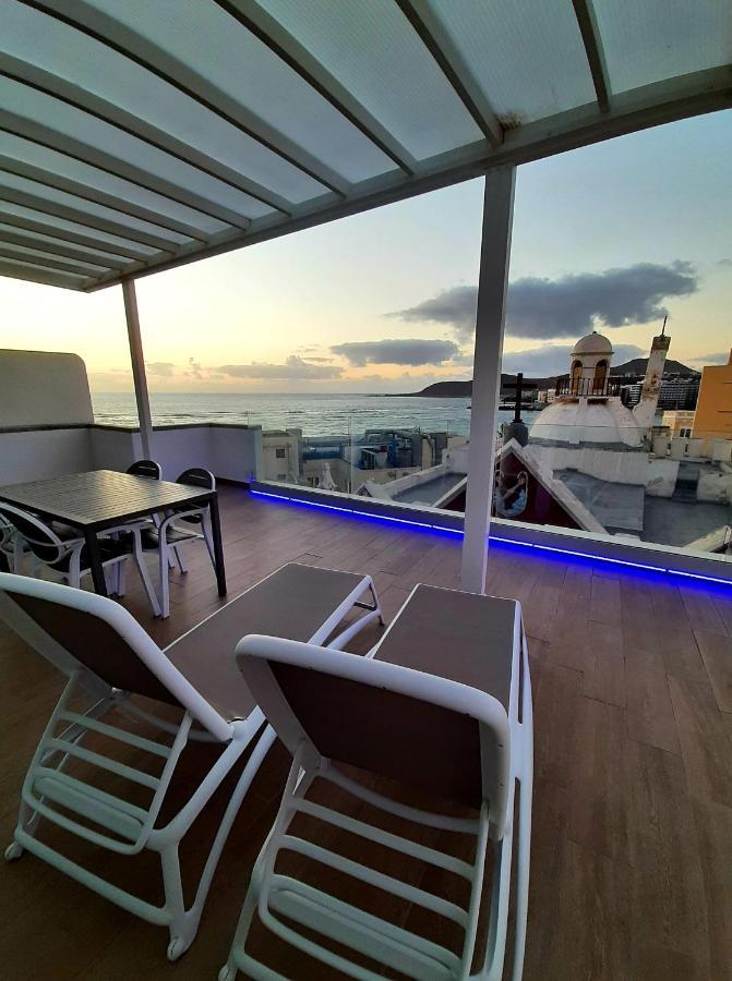 Malibu Canteras Atico 23 Vista Mar - Seaview Penthouse (Adults Only) Las Palmas de Gran Canaria Luaran gambar